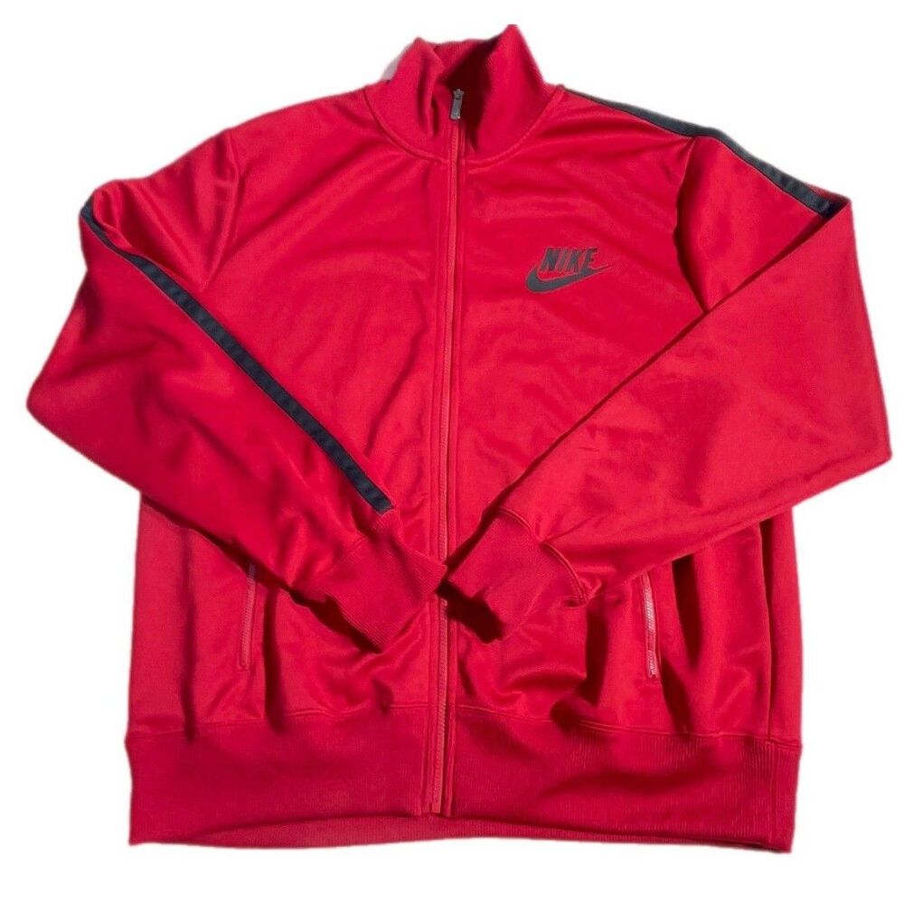 Nike Men's Tribute  full-zip track jacket in red Men’s Size XXL